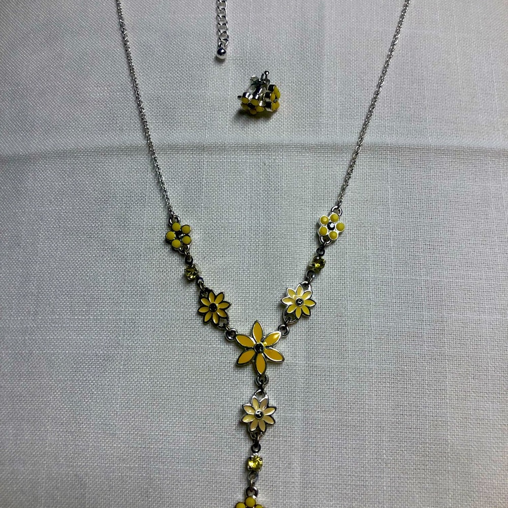 Necklace and matching earrings